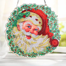 Load image into Gallery viewer, 5D Diamond Painting Door Hanger Santa Claus