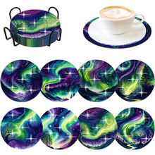Load image into Gallery viewer, 5D Diamond Painting Coaster Aurora