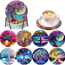 Load image into Gallery viewer, 5D Diamond Painting Coaster with Tree of Life