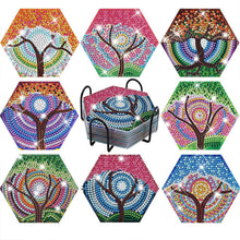 Load image into Gallery viewer, 5D Diamond Painting Coaster Tree of Life