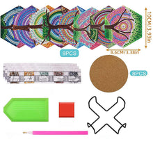 Load image into Gallery viewer, 5D Diamond Painting Coaster Tree of Life