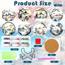 Load image into Gallery viewer, 5D Diamond Painting Coaster Landscape