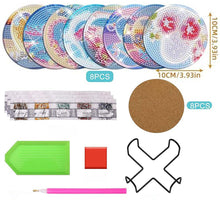 Load image into Gallery viewer, 5D Diamond Painting Coaster Love