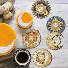 Load image into Gallery viewer, 5D Diamond Painting Coaster with Moon