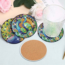 Load image into Gallery viewer, 5D Diamond Painting Coaster Peacock