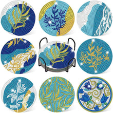 Load image into Gallery viewer, 5D Diamond Painting Coaster Plants