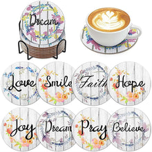 Load image into Gallery viewer, 5D Diamond Painting Coaster Positive Words For Every Day