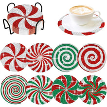 Load image into Gallery viewer, 5D Diamond Painting Coaster with Spiral