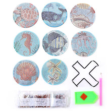 Load image into Gallery viewer, 5D Diamond Painting Coaster Underwater Animals