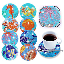 Load image into Gallery viewer, 5D Diamond Painting Coaster Underwater Animals