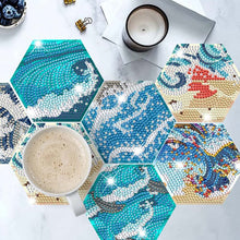 Load image into Gallery viewer, 5D Diamond Painting Coaster Water Waves