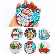 Load image into Gallery viewer, 5D Diamond Art Coaster Christmas