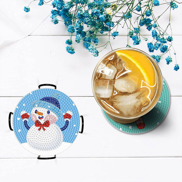 5D Diamond Painting Coaster Christmas