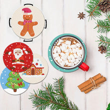 Load image into Gallery viewer, 5D Diamond Painting Coaster Christmas