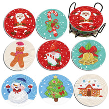 Load image into Gallery viewer, 5D Diamond Painting Coaster Christmas