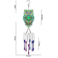 Load image into Gallery viewer, 5D Diamond Painting Wind Chime Owl