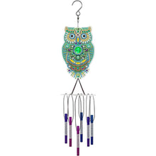 Load image into Gallery viewer, 5D Diamond Painting Wind Chime Owl