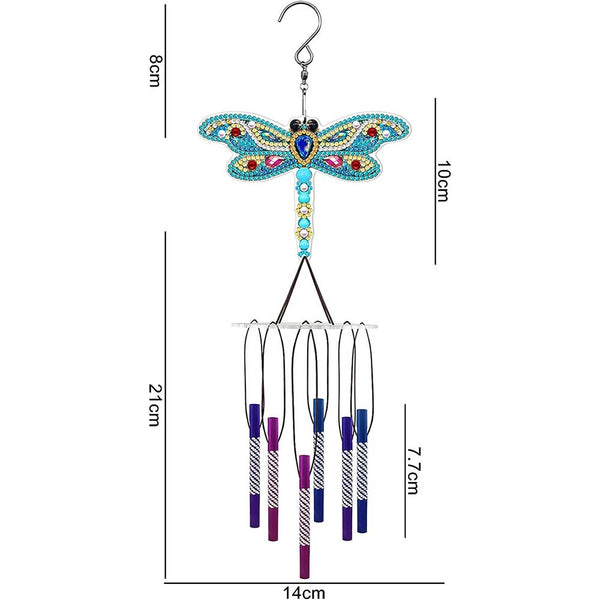 5D Diamond Painting Wind Chime Dragonfly