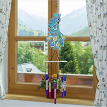 Load image into Gallery viewer, 5D Diamond Painting Wind Chime Peacock