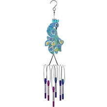 Load image into Gallery viewer, 5D Diamond Painting Wind Chime Peacock