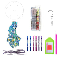 Load image into Gallery viewer, 5D Diamond Painting Wind Chime Peacock