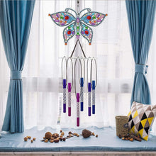 Load image into Gallery viewer, 5D Diamond Art Wind Chime Butterfly
