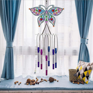 5D Diamond Art Wind Chime Butterfly