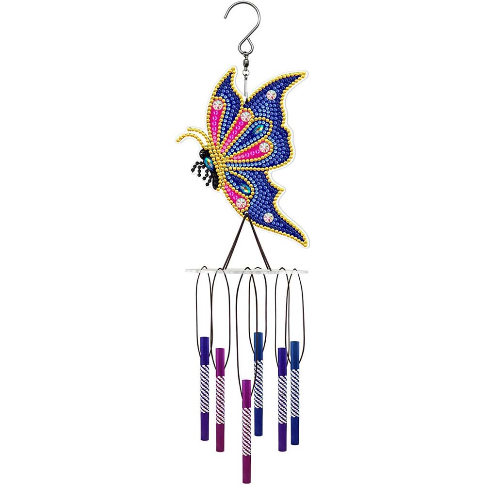 5D Diamond Painting Wind Chime Butterfly design
