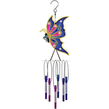 Load image into Gallery viewer, 5D Diamond Painting Wind Chime Butterfly design