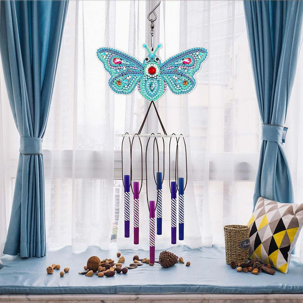 5D Diamond Painting Wind Chime - Butterfly