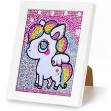 Load image into Gallery viewer, 5D Kids Diamond Painting with Unicorn with Picture Frame