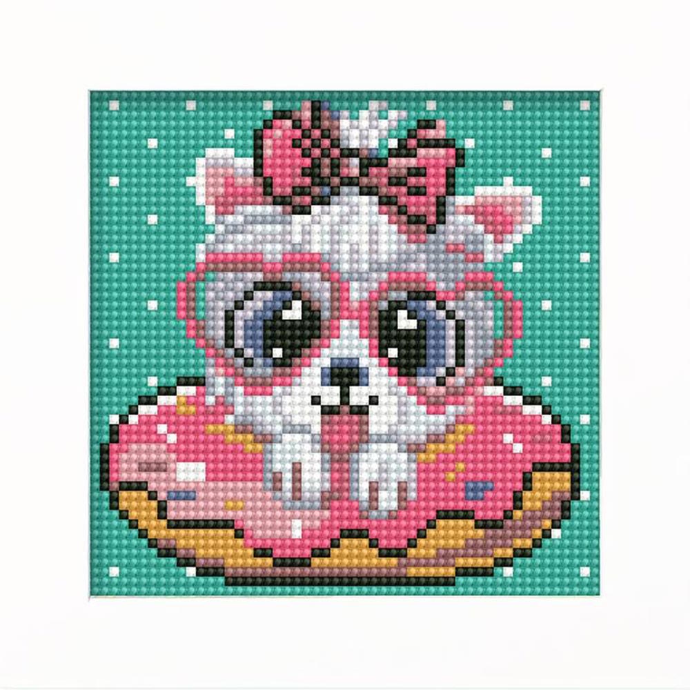 5D Diamond Painting Dog with Glasses with Picture Frame
