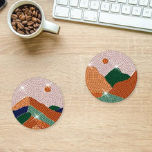 Load image into Gallery viewer, 5D Diamond Painting Coaster with Landscape