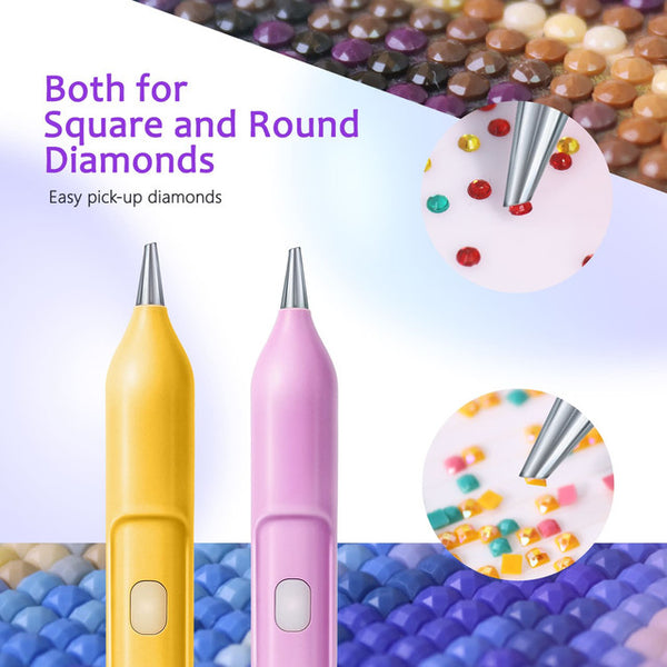 Electric Diamond Painting Pen – Rechargeable with Vacuum Suction 3