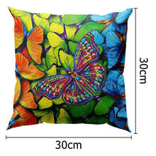 Load image into Gallery viewer, 5D Diamond Painting Pillow Cover 11.8"x11.8" Butterfly