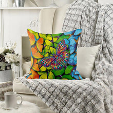 Load image into Gallery viewer, 5D Diamond Painting Pillow Cover 11.8"x11.8" Butterfly