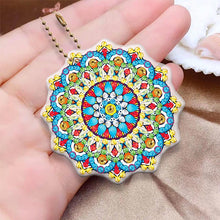 Load image into Gallery viewer, 5D Diamond Painting Keychain Mandala 8 Pieces