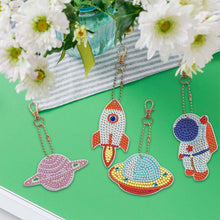 Load image into Gallery viewer, 5D Diamond Painting Keychain Universe