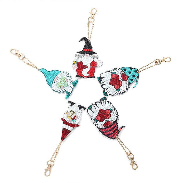5D Diamond Painting Keychain Dwarves Set 2