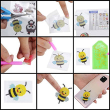 Load image into Gallery viewer, 5D Diamond Painting 16 Emoji Star Stickers