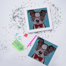 Load image into Gallery viewer, 5D Diamond Painting Kit for Kids - Dog with Picture Frame
