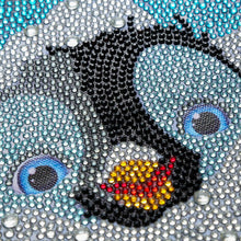 Load image into Gallery viewer, 5D Kids Diamond Painting Penguin with Picture Frame
