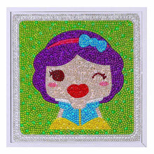 Load image into Gallery viewer, 5D Diamond Painting Princess with Picture Frame