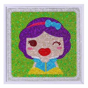 5D Diamond Painting Princess with Picture Frame