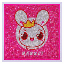 Load image into Gallery viewer, 5D Diamond Painting Rabbit with Picture Frame for Kids