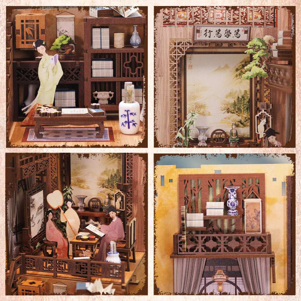 DIY Book Nook Kit - Ink Rhyme Bookstore