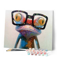 Load image into Gallery viewer, paint by numbers | Frog and Eyewear | animals easy frogs | FiguredArt
