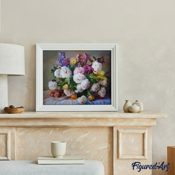 paint by numbers | Bouquet of Flowers | flowers intermediate | FiguredArt