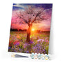 paint by numbers | Tree with Female Body | advanced flowers landscapes trees | FiguredArt
