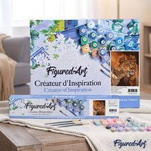 Load image into Gallery viewer, paint by numbers | Lion and Lioness Couple | animals easy lions | FiguredArt